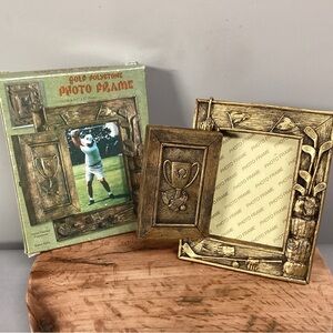 Golf 3D Photo Frame in Box - Like New - Swing Open Door - Neat & Unique
